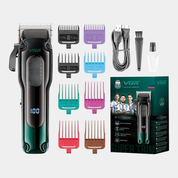 Машинка для стрижки від акб VGR V-013, Хороший бездротовий тример, Миюча машинка для стрижки OP-10 | Зображення 8