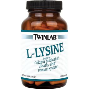 Амінокислота Лізін Twinlab L-Lysine Caps 500 mg 100 Caps TWL-00141