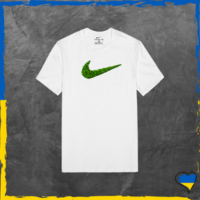Футболка унісекс Nike найк футболка з бавовни базова Білий, XS/S