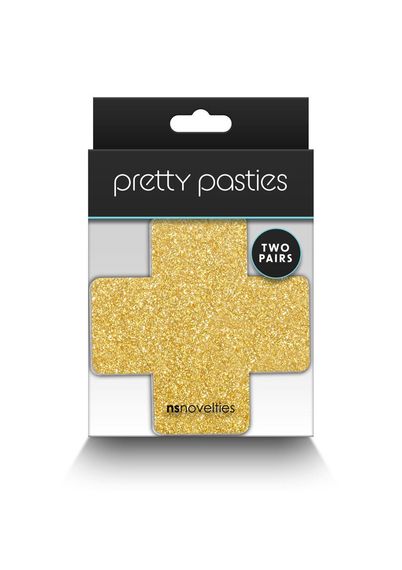 Пестиси з гліттерами 2 пари NS Novelties Pretty Pasties | Зображення 1
