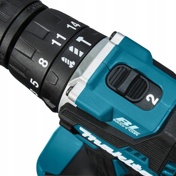 Шуруповерт-дрель с ударным режимом аккумуляторный Makita DHP487Z (40 Нм, 1.5-13 мм, BL, LXT, без аккумуляторов и зарядного устройства) | Зображення 7