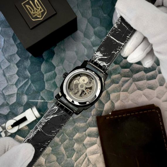 Чоловічий годинник Awarder 021-3D Де би не був All Black Mesh | Зображення 5