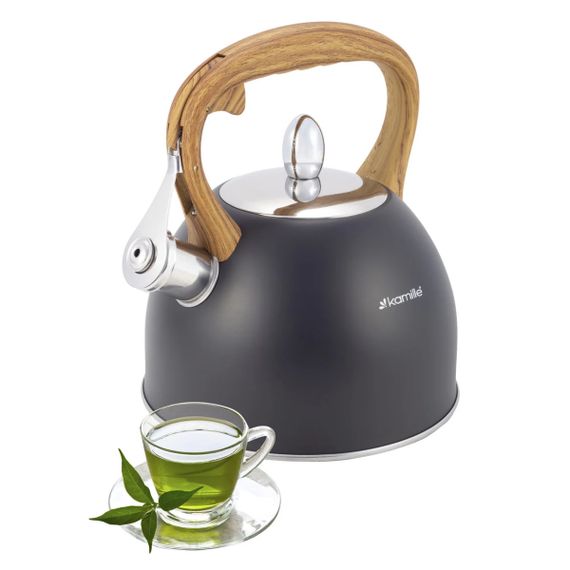 Чайник зі свистком Kamille KM-1096 2.5 л | Зображення 1