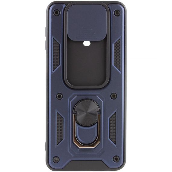 Чохол Ummi Camshield Serge Ring для Xiaomi Redmi Note 9s / Note 9 Pro / 9 Pro Max Синій | Зображення 1