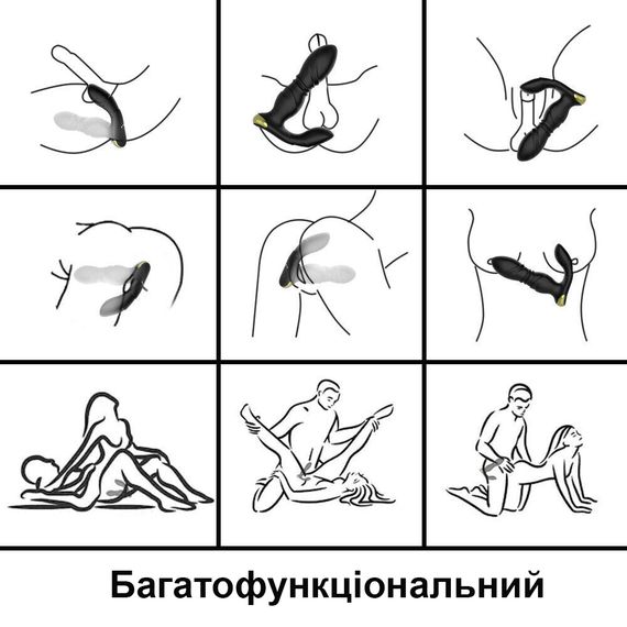 Багатофункціональний вібратор (масажер простати) з телескопічними рухами | Зображення 4