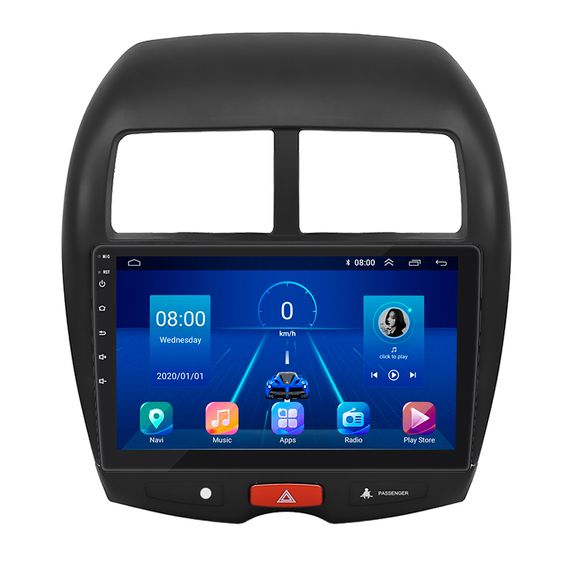 Штатна магнітола 10" Lesko для Mitsubishi RVR III Рестайлинг 2012-2017 Top 4/32 4G WiFI GPS Митцубиси