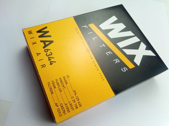Фільтр повітряний VAG, WIX (WA6344) (074129620) | Зображення 2