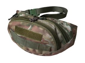 Сумка поясна бананка Tactic 4profi мультикам с липучкой  з двома відділеннями