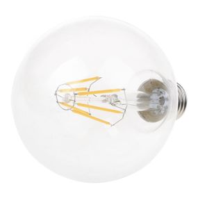 Лампа светодиодная LED 6W E27 COG WW G95 220V
