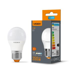 Світлодіодна лампа VIDEX  G45e 3.5W E27 3000K