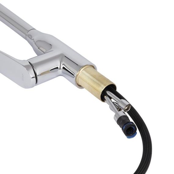 Смеситель для кухни Qtap Vlasta New с выдвижным изливом QTVLA344CRM45646 Chrome | Зображення 6