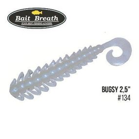 Силіконова приманка, Їстівний силікон Bait Breath BUGSY 2,5" (10 шт.) (134 White Pearl)