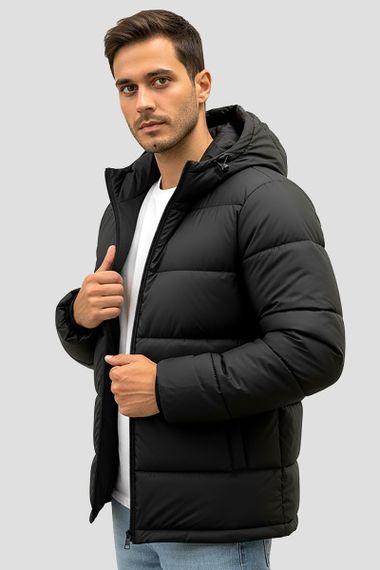 Чоловіча Куртка Sun`s House  розмір: 3XL Чорний (арт. B-095) | Зображення 1