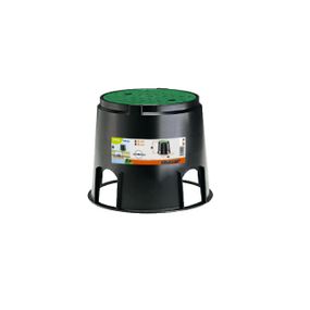 Коробка монтажна кругла на 1 клапан для підземного поливу. Коробка монтажна кругла, рішення для всіх ваших потреб підземного зрошення. Ця монтажна коробка виготовлена з міцних, високоякісних матеріалів, призначена для легкого та ідеального встановлення