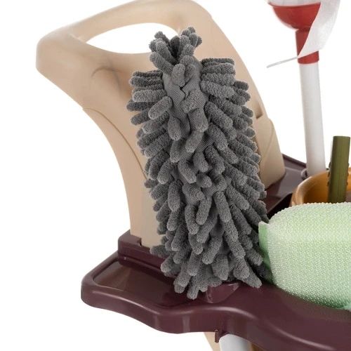 Игровой набор для уборки 18 в 1 с тележкой, пылесосом и аксессуарами | Зображення 6