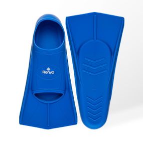 Короткі ласти для тренування в басейні Renvo Frio із закритою п'ятою Синій 24-26 (SF100-04 24-26)