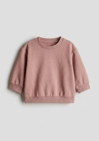 Дитячий світшот для дівчинки H&M 98 см Кавовий (25101501A2)