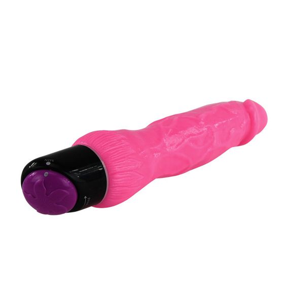 Вібратор - Colorful Sex Experience Pink, 25 см Sex Aura | Зображення 6