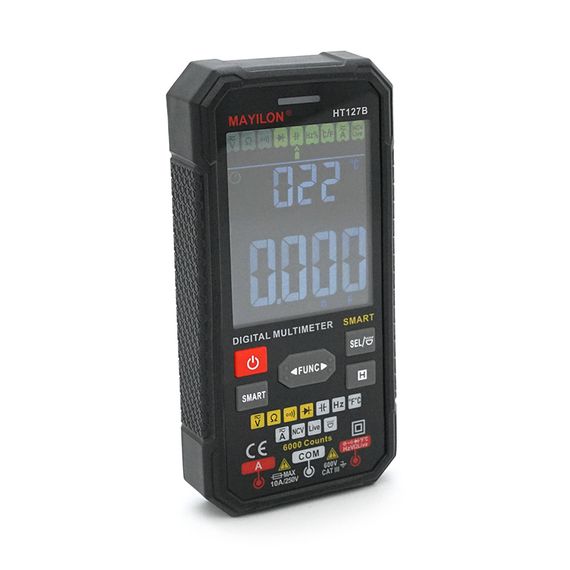 Мультиметр Mayilon HT-127B, вимірювання: V, A, R, C, F, T | Зображення 3