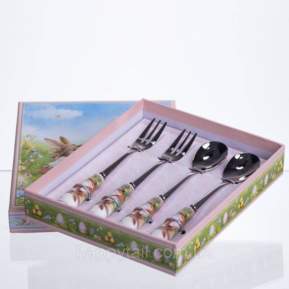 Набір столових приборів Rabbit Family 4 предмети на 2 персони HP-7323-12 | Зображення 2