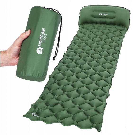 Килимок надувний Mountain Goat 190 x 58 x 5 см MG0011 Navy Green (P-5905973400886)