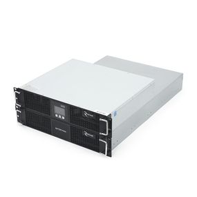 ДБЖ з правильною синусоїдою ONLINE Ritar RT-10KS-LCD,RACK 10000VA(9000Вт),192 В + батарейний блок 12V 7,5Ahх16 шт