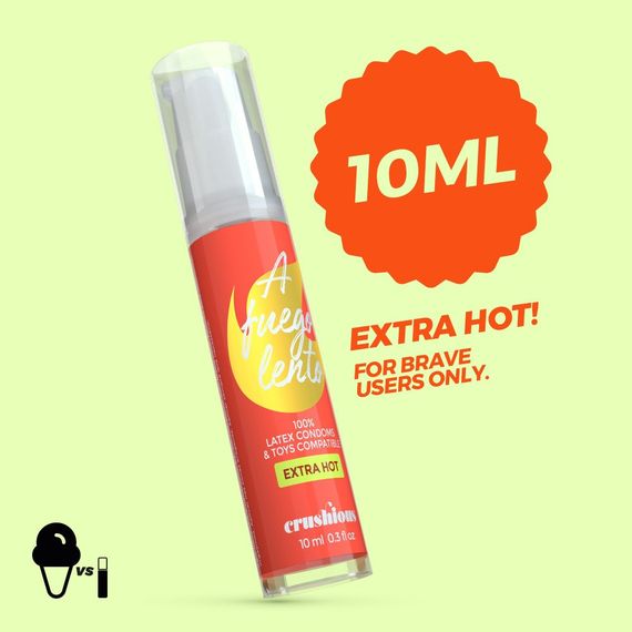 Согревающий лубрикант Crushious Extra Hot, 10 мл Sex Aura | Зображення 1