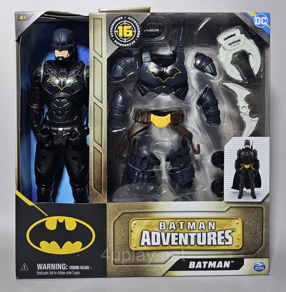 Оригінал DC Comics Batman Adventures Action Figure Бетмен 30 см ігрова фігурка з комплектом броні | Зображення 3