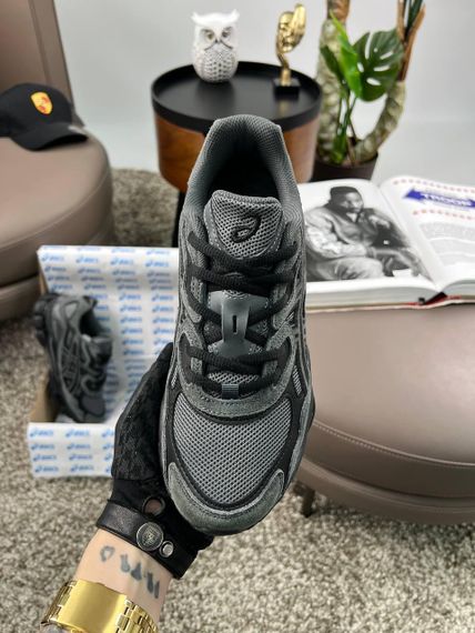 Чоловічі кросівки ASICS Gel-NYC Dark Grey Black (замша , текстиль) 42 26,5 | Зображення 4
