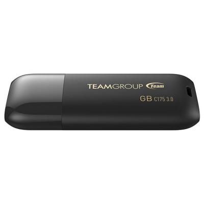 USB флеш накопичувач Team 128GB C175 Pearl Black USB 3.1 (TC1753128GB01) | Зображення 1