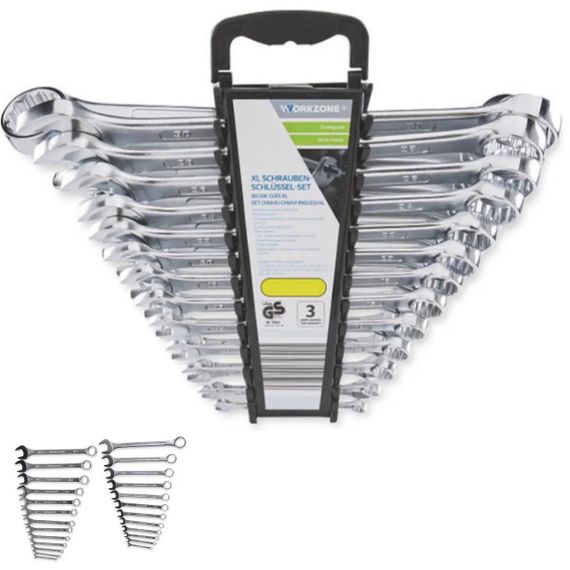 Набор гаечных ключей WORKZONE XL 25 шт. (6–32 мм)