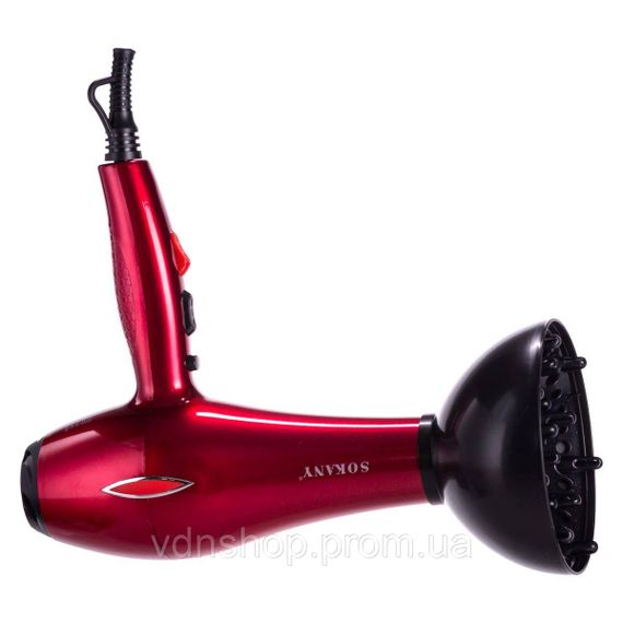 Фен для волосся з дифузором та концентратором 2600 Вт Sokany SK-2215 | Зображення 6