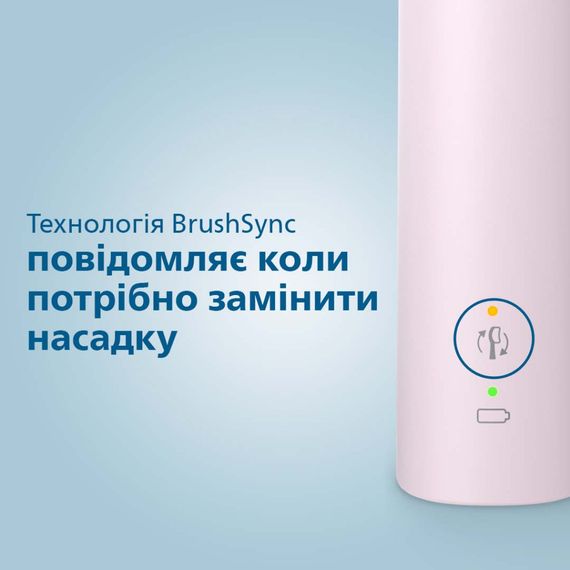 Зубна електрощітка Philips HX3671/11 Gemini 3100 Rose | Зображення 8