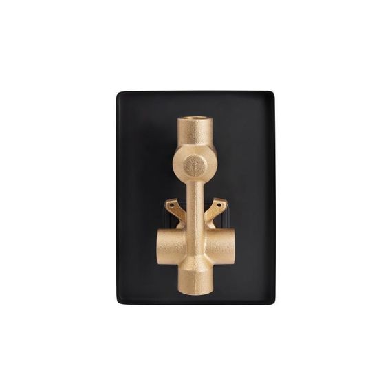 Душова система універсальна Qtap Aquarius прихованого монтажу на два споживача QTAQA64103NGB Black Matt | Зображення 4