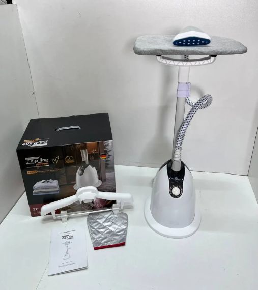 Білий Відпарювач вертикальний для одягу зі стійкою Zepline ZP-130 3000W | Зображення 2