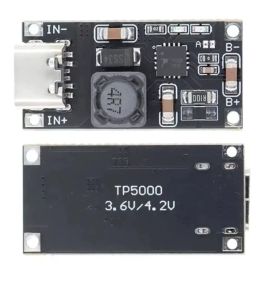 Плата заряду TP5000 CC/CV 4.2V/3.6V 2A Type-C Li-Ion Lifepo4