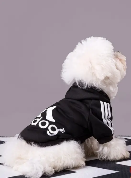 Толстовка для собак Adidog черная XL | Зображення 1