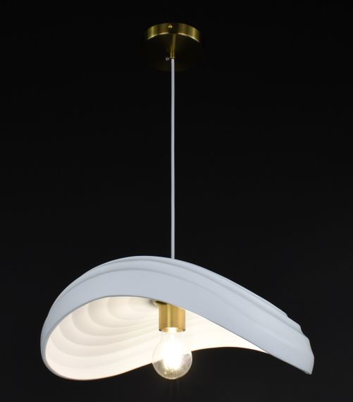 Люстра підвісна на 1 лампочку 27849 Латунь 25-150х33х42 см. | Зображення 1