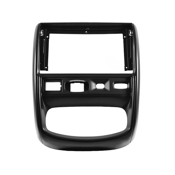 Переходная рамка 9" Lesko для автомобиля RENAULT Duster 2010-2014 F-6696 Рено Black | Зображення 1