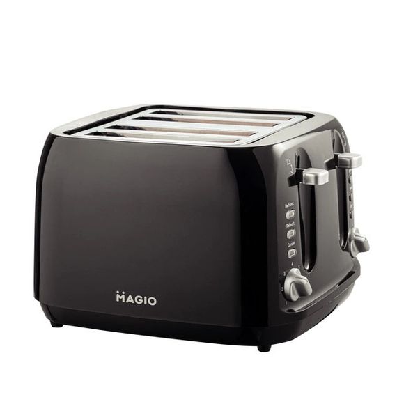 Тостеры на 4 тоста гренки Magio MG-283, тостер для кухни бытовой, тостерница для бутербродов | Зображення 1