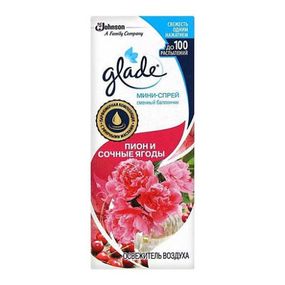 Освіжувач повітря-мікроспрей Glade запаска Півонія та соковиті ягоди 10 мл (84214)
