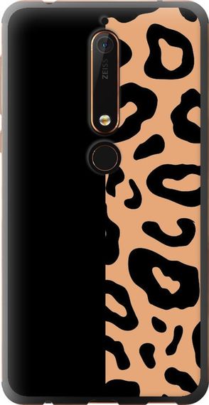 Чехол на Nokia 6.1 Пятна леопарда "4269u-1628-17620"