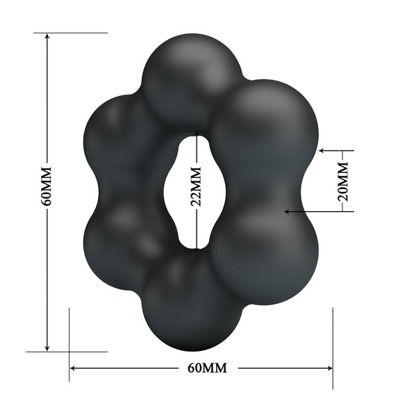 Ерекційне кільце Crazy Bull №10 - CLAUZELL Super Soft, BI-210352 Sex Aura | Зображення 5