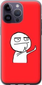 Чохол на iPhone 14 Pro Max Мем із силікону FCh_013291