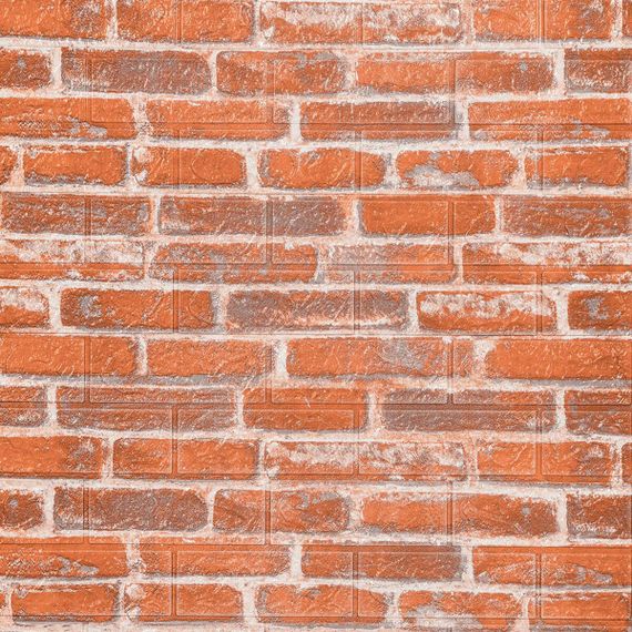 Самоклеюча 3D панель3080x700x3мм Руда Катеринославська Цегла SW-00001762 | Зображення 1