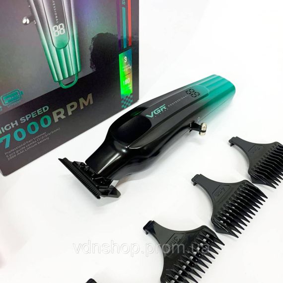 Практичная машинка для стрижки волос VGR, Надежная машинка для стрижки окантовки HG-53 | Зображення 2