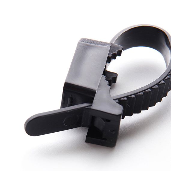 Крепеж ремешковый черный 10х120мм (пач 50шт) APRO | Зображення 3