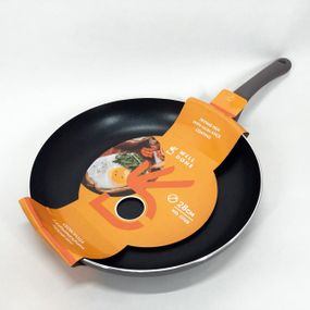 Сковорода алюминиевая 28 см WELL DONE WD-1018B индукция, сковорода с толстым дном, удобная на кухню