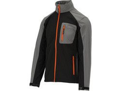 Куртка робоча SOFTSHELL YATO Польша розмир XXXL, чорно-сира, 3 кишени, 96% полиестер и 4% спандекс YT-79535