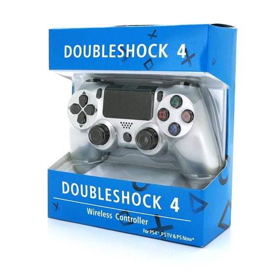 Бездротовий геймпад для PS4 SONY Wireless DUALSHOCK 4 (Silver), 3.7V, 500mAh | Зображення 1